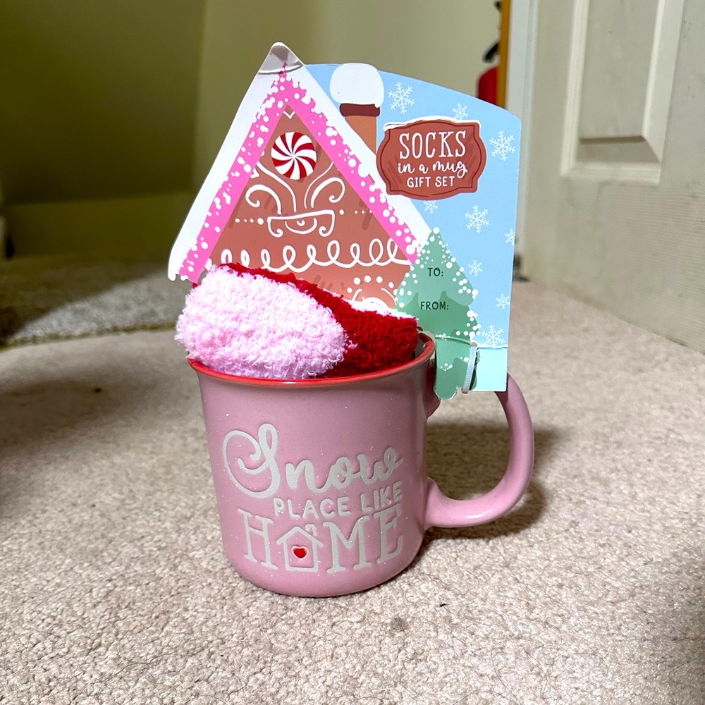 Socks in a mug gift set
